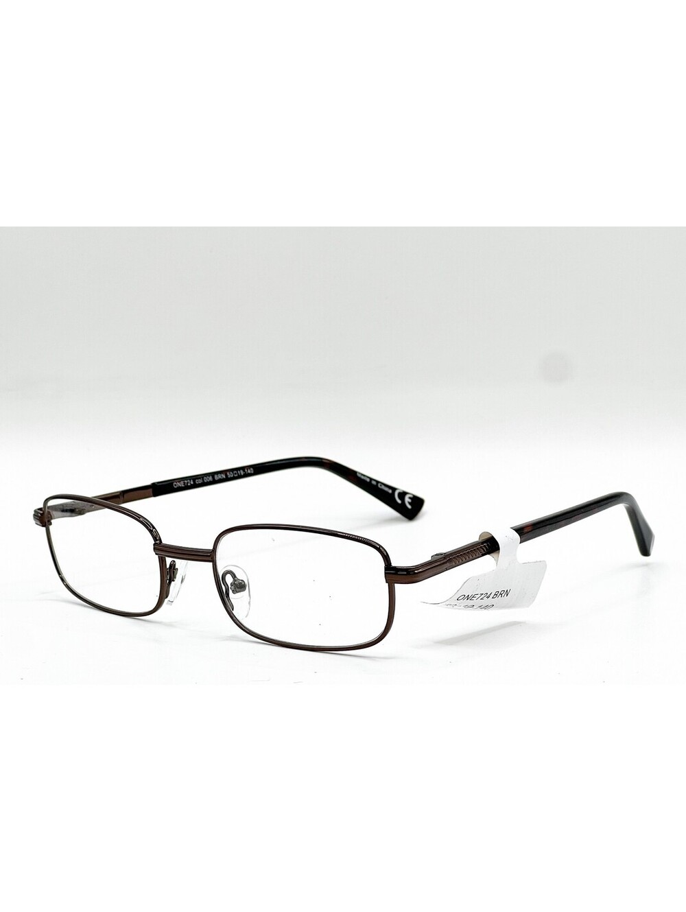 One 724 Col.006 Brown Authentic Eyeglasses 50-19-140